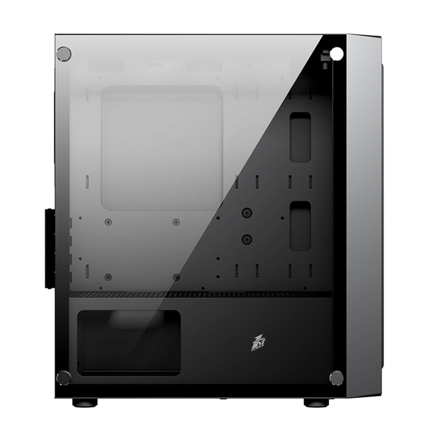 1StPlayer BS-2 ,Tool-free, NO PSU ,3x12cm ARGB Fan, 3USB2/2.0,HD Audio