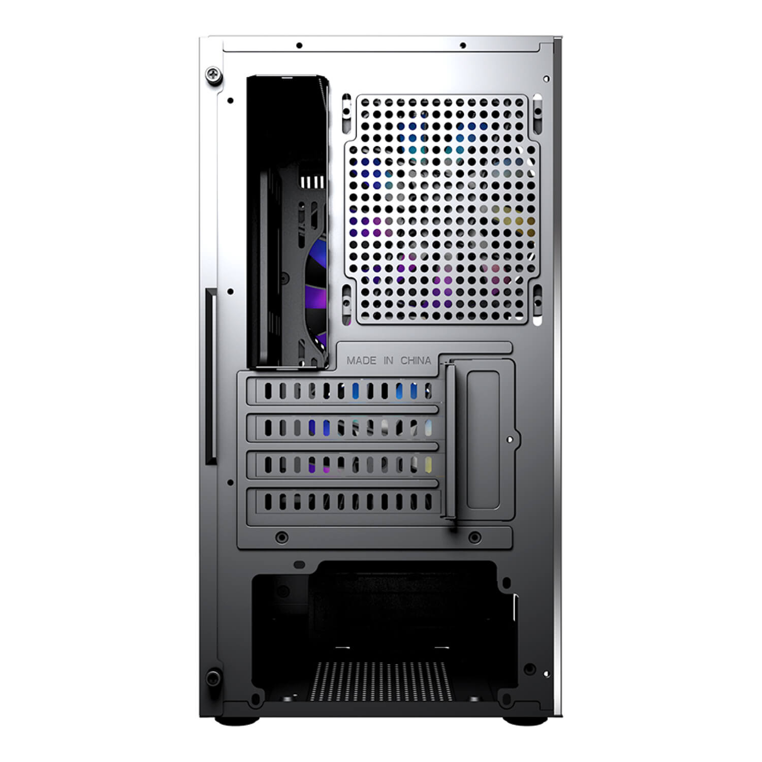 1StPlayer BS-2 ,Tool-free, NO PSU ,3x12cm ARGB Fan, 3USB2/2.0,HD Audio