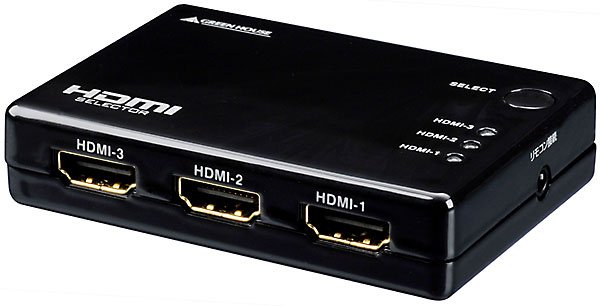 קופסת פיצול ל-3 מכשירי HDMI למסך אחד - ידני