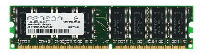 AENEON DDR 400MHZ 1GB CL3
