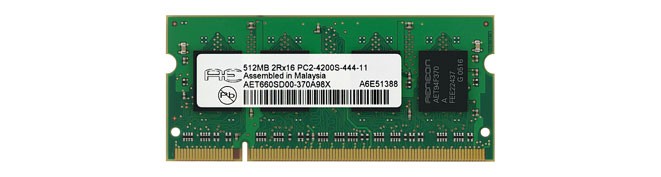 AENEON SODIMM DDR2 667MHZ 1024MB CL5
