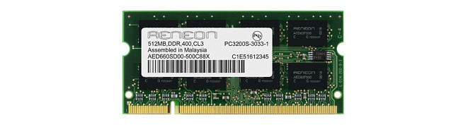AENEON SODIMM DDR 333MHZ 512MB CL2.5
