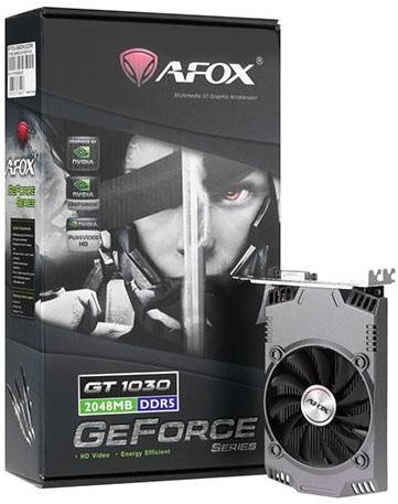 AFOX nVIDIA Geforce GT1030 2GB AF1030-2048D5L2 + HDMI / Dual DVI-I/ D-Sub, PCI-E