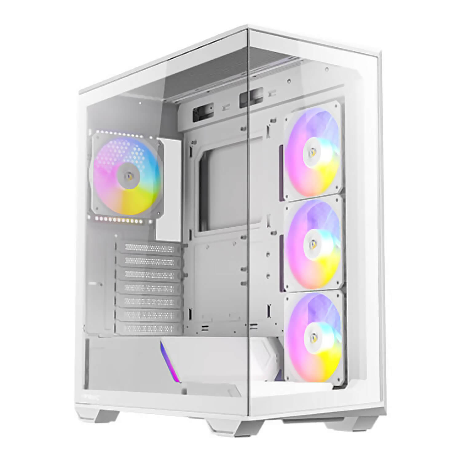 ANTEC C3 WHITE ,Tool-free, NO PSU ,NO FAN , 2USB3.0+ Type-c, Audio & speaker