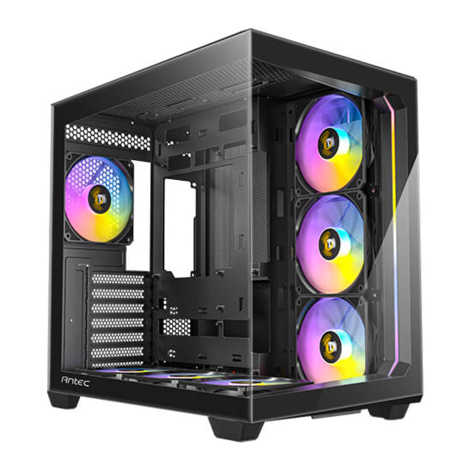 ANTEC C5 ARGB ,Tool-free, NO PSU ,7x12cm ARGB , 2USB3.0+TYPE C, Audio & speaker