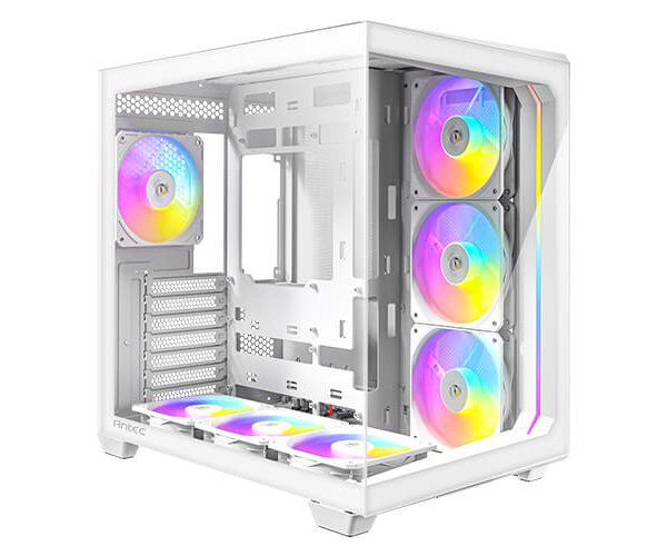 ANTEC C5 WHITE ARGB ,Tool-free, NO PSU ,7x12cm ARGB , 2USB3.0+TYPE C, Audio & speaker