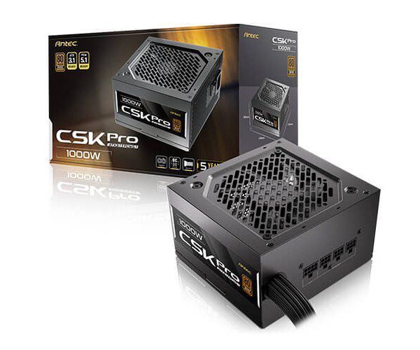 ספק כוח ANTEC™ Power Supply CSK 1000 Pro 1000W ACTIVE PFC ,Modular , SATA