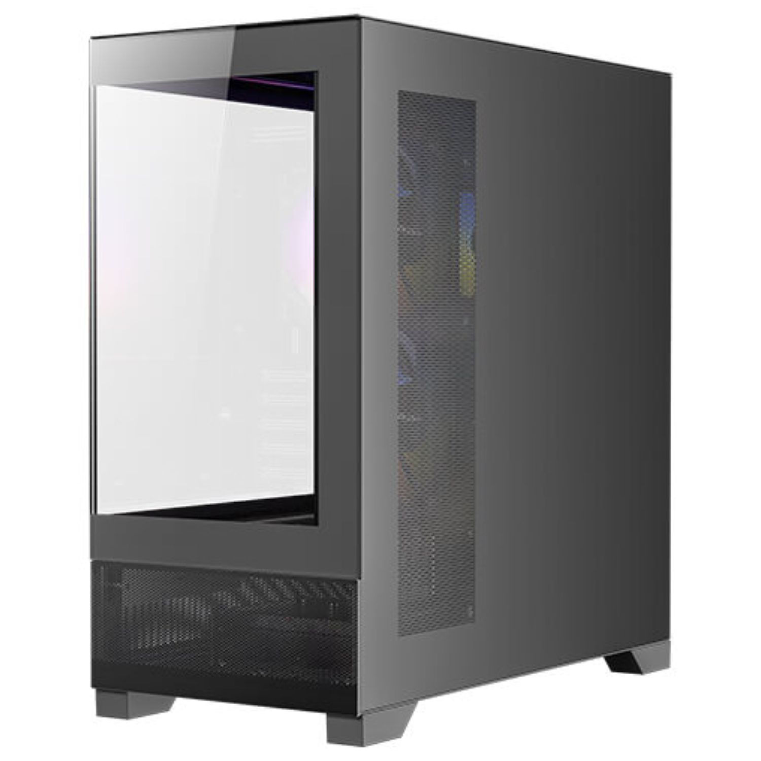 ANTEC CX500M ARGB BLACK ,Tool-free, NO PSU ,3x12cm ARGB , 2USB3.0+TYPE C, Audio & speaker