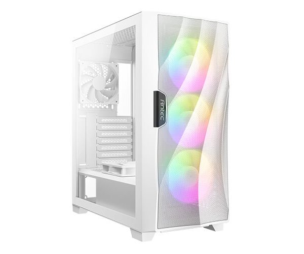 ANTEC DF700 FLUX WHITE ,Tool-free, NO PSU , 3X120mm Fan RGB +2X120mm Fan, USB2.0/3.0, Audio & speaker