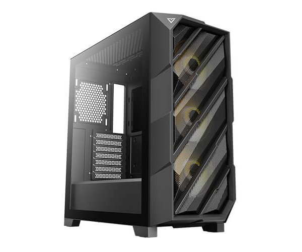 ANTEC DP503 ,Tool-free, NO PSU , 3X120mm Fan ARGB, 3USB2/3.0, Audio & speaker