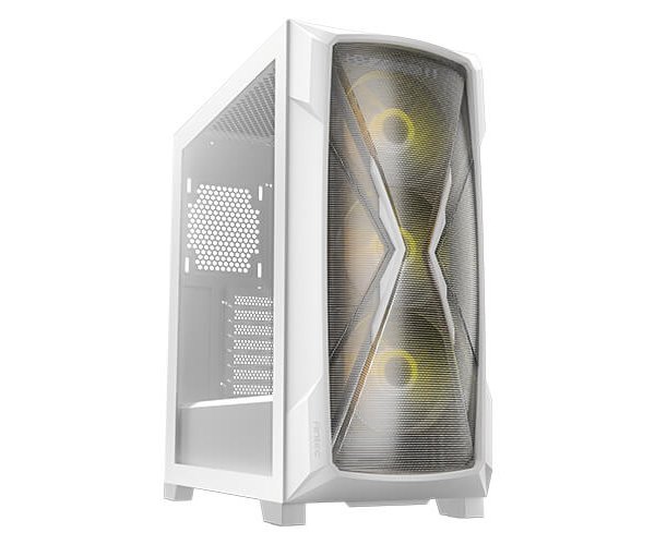 ANTEC DP505 White ,Tool-free, NO PSU , 3X120mm Fan ARGB, 3USB2/3.0, Audio & speaker