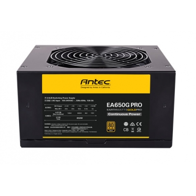ספק כח ANTEC™ Power Supply EA650G-PRO 650W ACTIVE PFC ,Modular, SATA