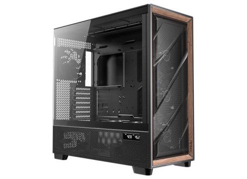 ANTEC FLUX PRO BLACK ,Tool-free, NO PSU , 4X140mm +2X120mm Fan, 2USB3.0+USB3 Type-C , Audio & speaker