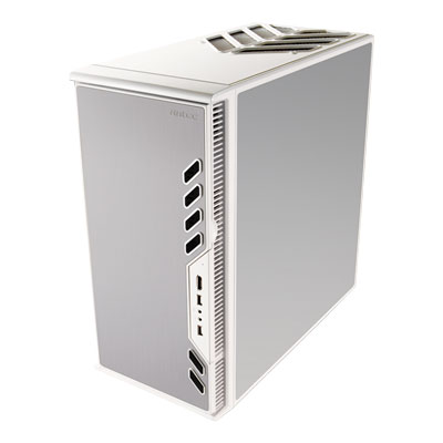 ANTEC MINI P180 SILVER ,Tool-free, NO PSU , 2X120mm Fan, USB2.0, Audio & speaker