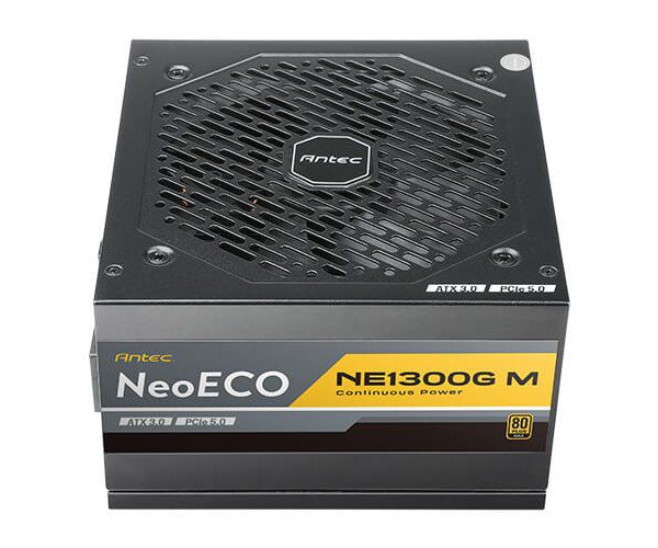 ספק כוח ANTEC™ Power Supply NeoEco 1300W Gold fully Modular 120mm Silent Fan