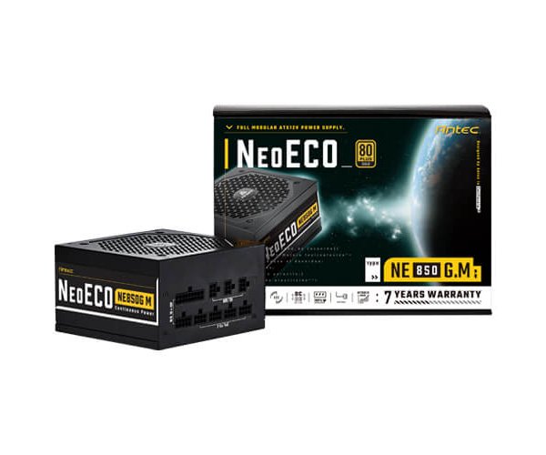 ספק כוח ANTEC™ Power Supply NeoEco 850W Gold fully Modular 120mm Silent Fan