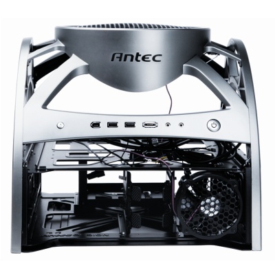 ANTEC Skeleton SILVER ,Tool-free, NO PSU , 2X120mm Fan, USB2.0, Audio