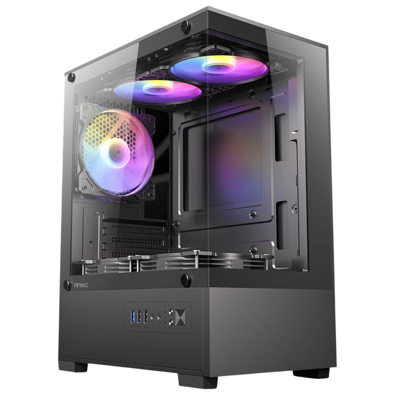 ANTEC VCX100M RGB ELITE Mini Tower 5X120MM Fixed RGB , 3USB3.0/2.0, Audio & speaker