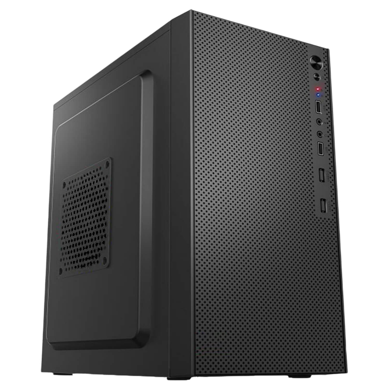 ANTEC VX10M BLACK window Micro Atx Case ,Tool-free, NO PSU , 1X80mm Fan, USB2/3.0, Audio & speaker