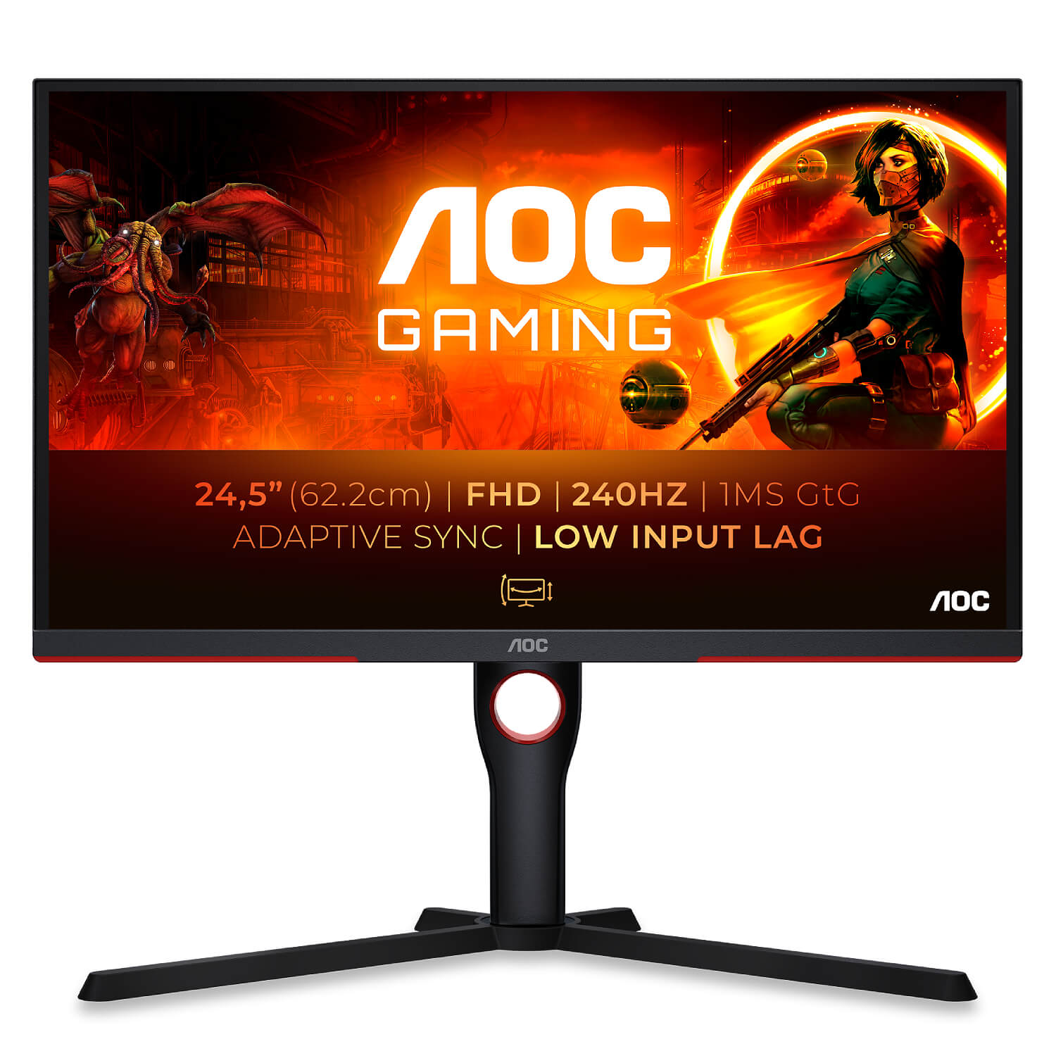 AOC GAMING 25G3ZM/BK VA "24.5 ,0.5MS ,240HZ, HDMI
