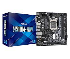 ASROCK H510M-HDV ,DualDDR4 2133/2400 ,8CH+LAN1000 ,HDMI S1200