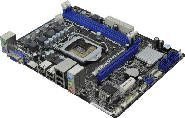 ASROCK H61M-HVGS,DualDDR3 1333 ,8CH+LAN1000 HDMI