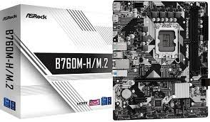 ASROCK B760M-H ,2DualDDR5 4800/5000/5200/5400/5600MHZ ,8CH ,2.5GB ,HDMI S1700