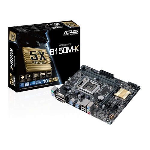 ASUS B150M-K B150, S1151 Core™ i3/i5/i7,DDR4 2133, PCI-E ,1GB