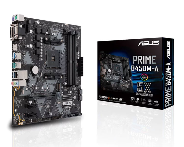 ASUS B450M-A II , AM4,PCI-E, DualDDR4 2133/2400/2667/2933 +LAN1000 HDMI