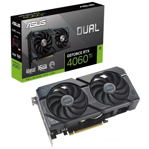 ASUS DUAL-RTX4060TI-A16G Geforce RTX 4060TI 16GB / DisplayPort / HDMI, PCI-E