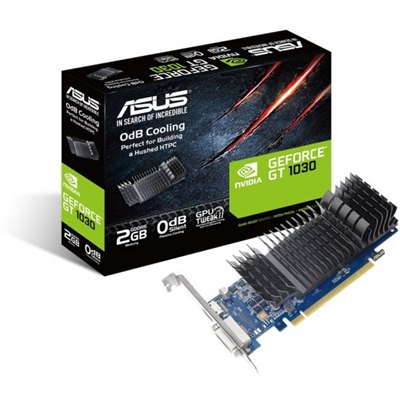 ASUS nVIDIA Geforce GT1030-SL-2G-BRK SILENT/DI/2GD5 + HDMI / Dual DVI-I/ D-Sub, PCI-E