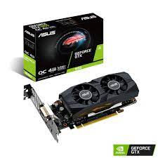 ASUS GTX1650-O4G-LP-BRK GTX1650 4GB GDDR6 + TV OUT- HDMI, DVI,DP ,WIN10 Ready PCI-E