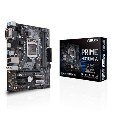 ASUS PRIME H310M-A ,DualDDR4 2133/2400/2666,8CH ,1GB ,HDMI ,S1151