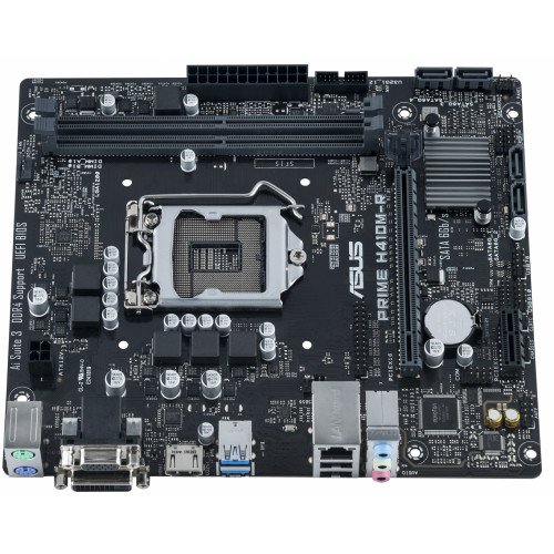 ASUS H410M-R ,2DualDDR4 2133/2400/2666 ,8CH ,1GB ,HDMI S1200