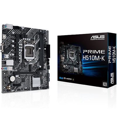 ASUS H510M-K ,2DualDDR4 2133/2400/2666/2800/2933 ,8CH ,1GB ,HDMI S1200