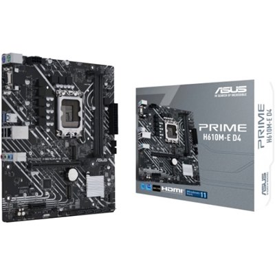 ASUS H610M-E D4 ,2DualDDR4 2133/2400/2666/2800/2933/3000/3200 ,8CH ,1GB ,HDMI S1700