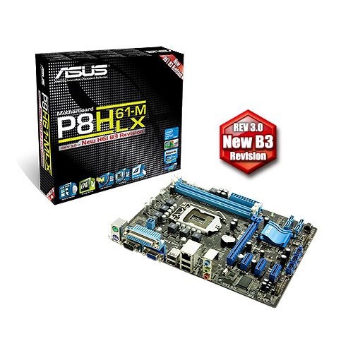 ASUS P8H61-M LX H61,S1155 Core™ i3/i5/i7,DDR3 1066/1333, PCI-E ,1GB