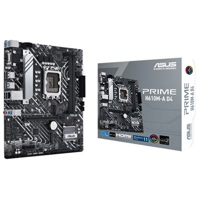 ASUS PRIME B760M-A D4 ,4DualDDR4 2133/2400/2666/2933/3000/3200 ,8CH ,1GB ,HDMI S1700