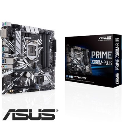 ASUS PRIME Z390M-PLUS , Core™ i3/i5/i7,DualDDR4 2133/2400/2666,2XPCI-E,1GB S1151