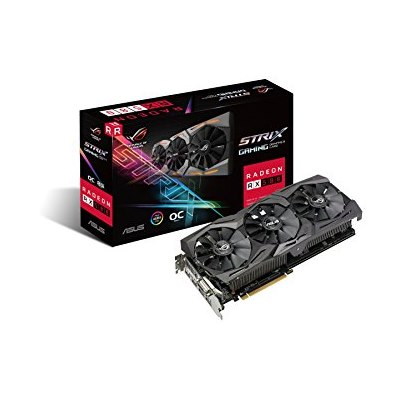 ASUS Radeon ROG-STRIX-RX580-O8G-GAMING 256Bit GDDR5 + TV OUT HDMI PCI-E