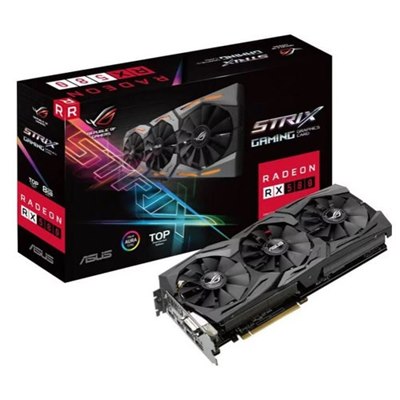 ASUS Radeon ROG-STRIX-RX580-T8G-GAMING 256Bit GDDR5 + TV OUT HDMI PCI-E
