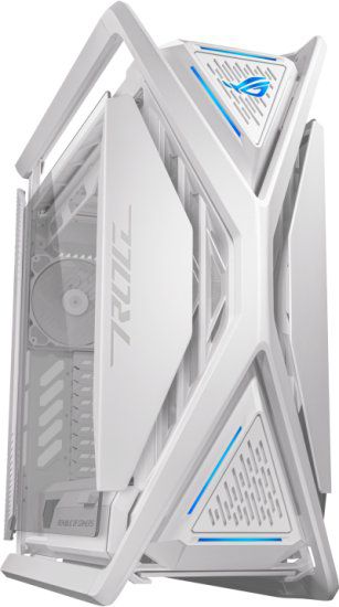 ASUS ROG Strix Hyperion GR701 with metal front , tempered-glass side , ARGB , 4X140 mm PWM fan, 4USB 3.1 WHITE