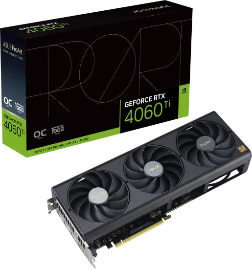 ASUS RTX 4060 TI PRO ART 16GB Geforce RTX 4060TI O16GB / DisplayPort / HDMI, PCI-E
