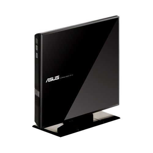 ASUS Extenal Slim DVD+-RW SDRW-08D2S-U X8 + SOFTWARE BLACK USB2