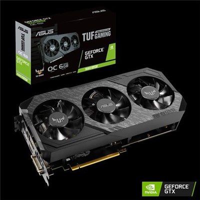ASUS nVIDIA Geforce GTX GTX 1660 SUPER TUF 3-GTX1660S-O6G-GAMING 6GB DDR6 + HDMI +DP / DVI / , PCI-E