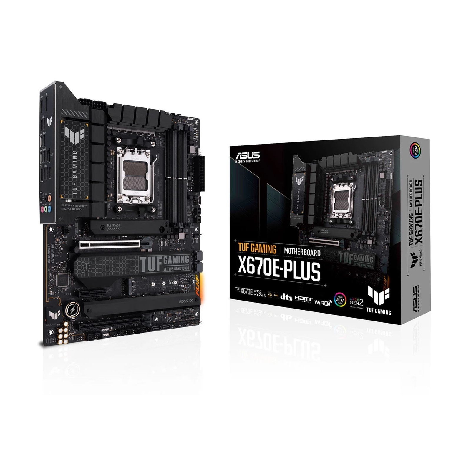 ASUS TUF GAMING X670E-PLUS , AM4,PCI-E, DualDDR4 2133/2400/2666 +LAN1000 HDMI