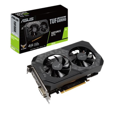 ASUS TUF-GTX1650-4GD6-GAMING GTX1650 4GB GDDR6 + TV OUT- HDMI, DVI,DP ,WIN10 Ready PCI-E