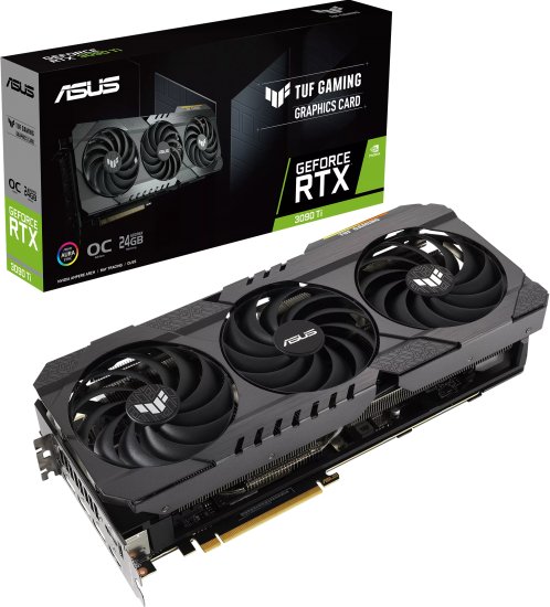 ASUS nVIDIA Geforce TUF-RTX3090TI-O24G-GAMING RTX3090TI 24GB + HDMI / Dual DVI-I/ DP, PCI-E