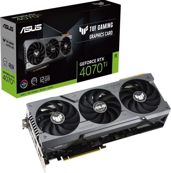 ASUS TUF-RTX4070TI-O12G-GAMING Geforce RTX 4070TI 12GB / DisplayPort / HDMI, PCI-E