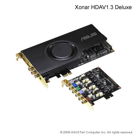 ‏כרטיס קול ‎ ASUS HDAV1.3 AUDIO VIDEO ENHANCEMENT HDMI DELUXE (PCI-E)‎